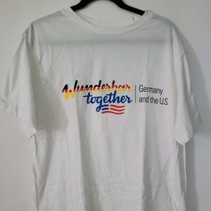 New! T-Shirt Germany USA Wunderbar Together XL
